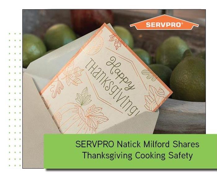 Thanksgiving with green banner and SERVPRO logo